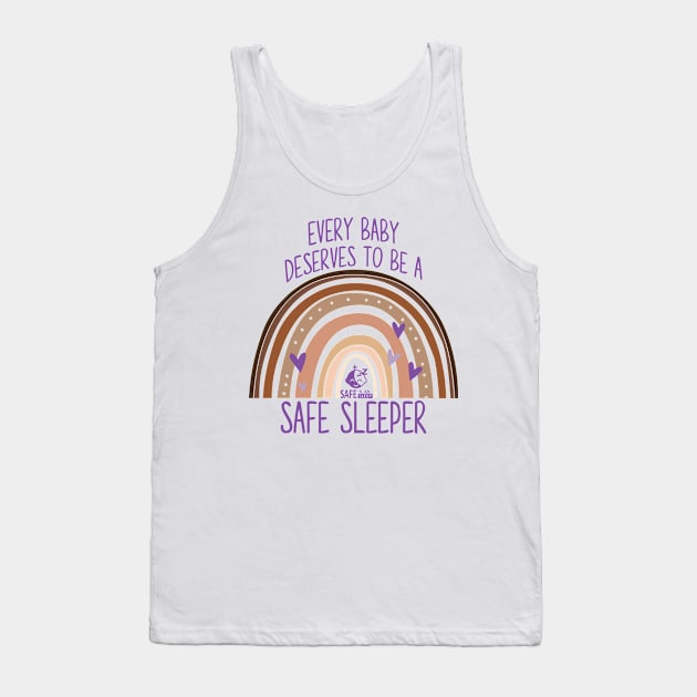 Safe Sleepers Diversity Rainbow Tank Top by SafeInfantSleepy